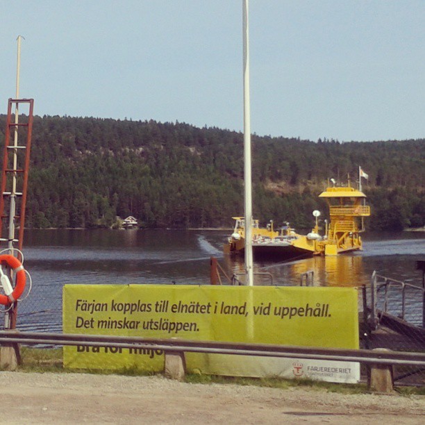 Waiting on the ferry...