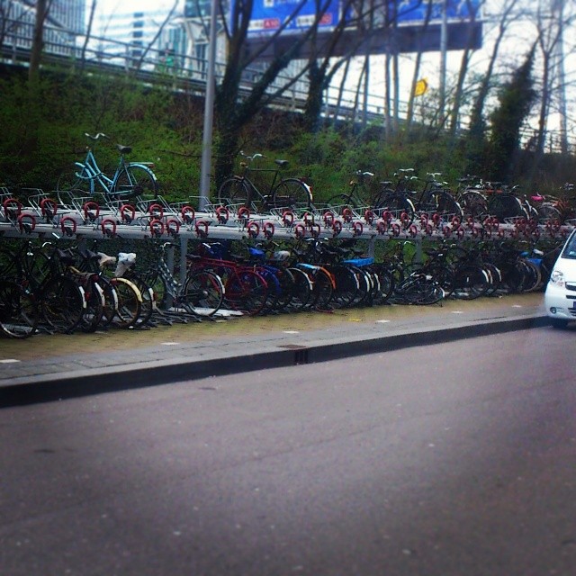 Here in Amsterdam they like to bicycles...